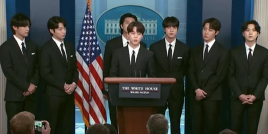 BTS ofrece poderoso discurso en la Casa Blanca contra crímenes de odio (VIDEO)