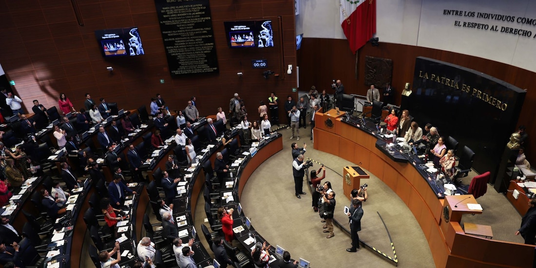 El Pleno del Senado de la República.