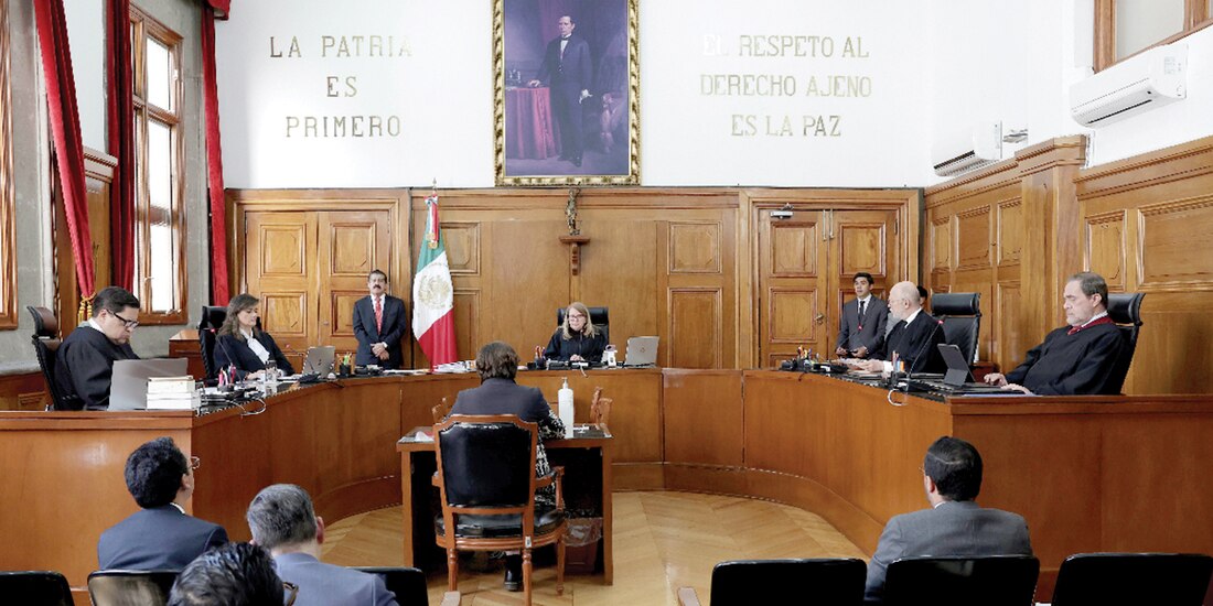 La SCJN, durante una sesión, el pasado miércoles
15 de enero.