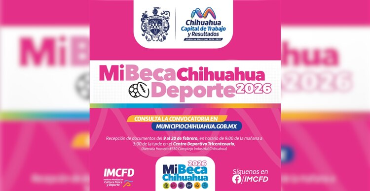 Mi Beca Chihuahua Deporte 2026