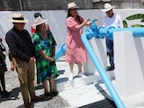 La presidenta municipal, Azucena Cisneros Coss, sostuvo mesas de trabajo con la titular de la Secretaría de Gobernación, Rosa Icela Rodríguez.