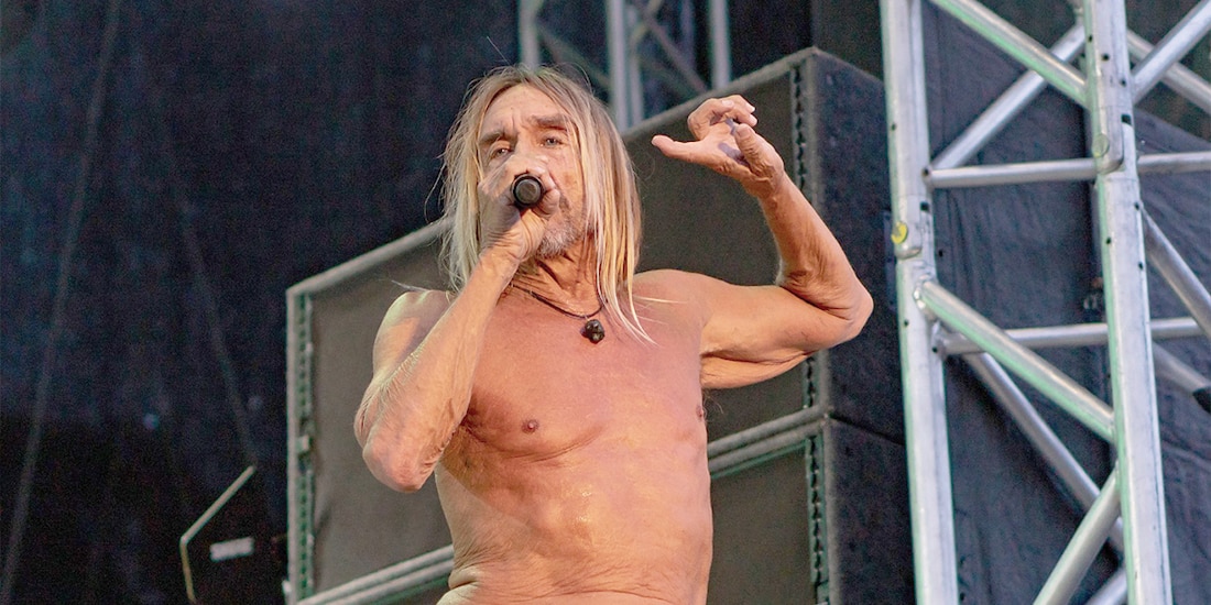Iggy Pop durante una presentación