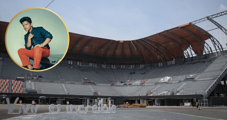 A las 8:00 de la noche será el concierto de Bruno Mars.