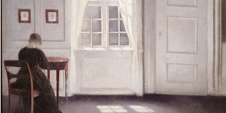 Vilhelm Hammershøi, Stanza in Strandgade, 1902.