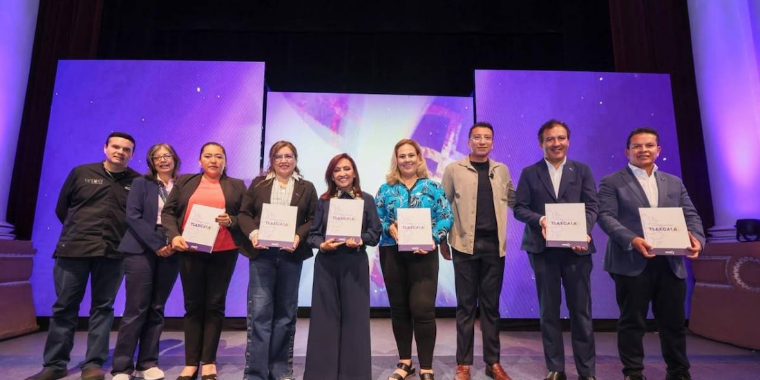La titular del Ejecutivo estatal, Lorena Cuéllar Cisneros, expuso los logros en materia de infraestructura comunitaria.