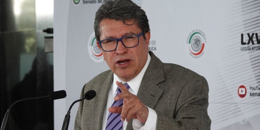 Ricardo Monreal, coordinador de Morena en el Senado.