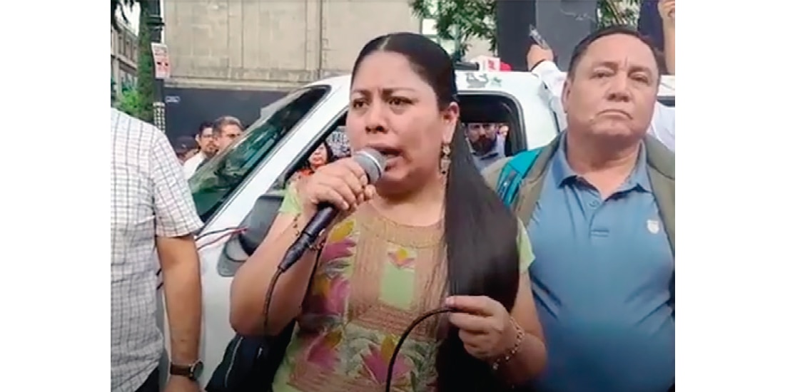 LA PRESIDENTA Claudia Sheinbaum, ayer al explicar los acuerdos con el magisterio en su conferencia de prensa