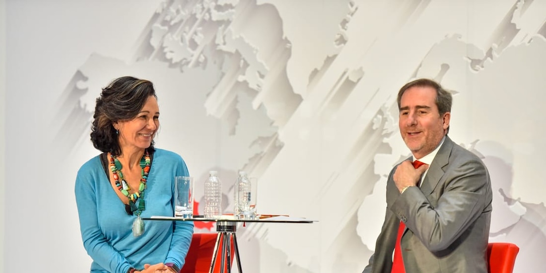 Ana Botín y Héctor Grisi, nombrado nuevo CEO del grupo español.