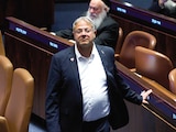 El ministro de Seguridad Nacional de Israel, Itamar Ben-Gvir, en el parlamento israelí, ayer.