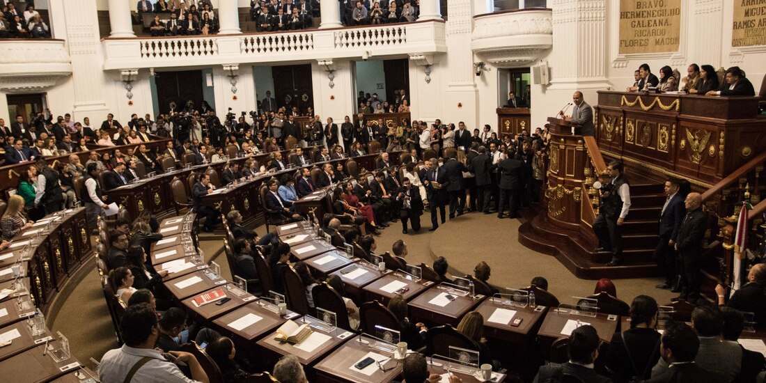 Congreso de la Ciudad de México, en una fotografía ilustrativa.