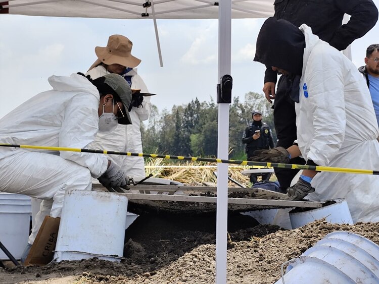Buscadoras rechazan versión de que son restos arqueológicos