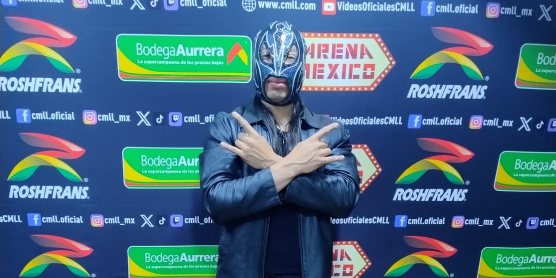 Péndulo compartió en exclusiva con La Razón lo que significa representar a dos de las grandes dinastías de la lucha libre mexicana.
