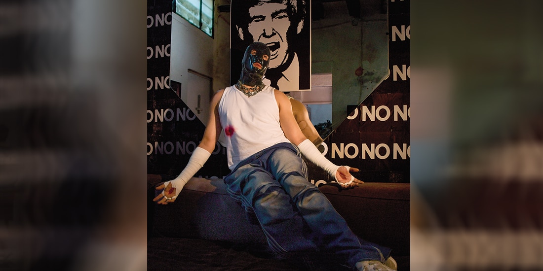 Fabián Cháirez, ayer, tras la conferencia de prensa