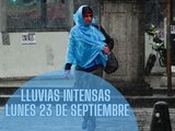 Este lunes se esperan no sólo lluvias sino también bajas temperaturas.