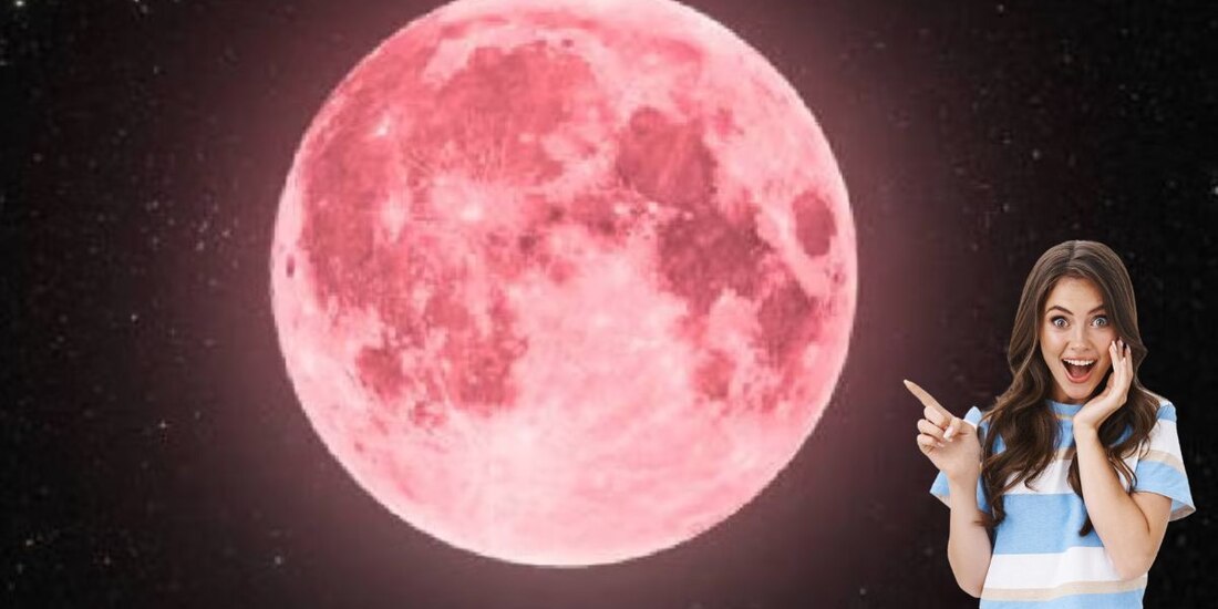 La Luna Rosa será visible en México el domingo 13 de abril a las 18:22 horas, coincidiendo con el Domingo de Ramos y el inicio de la Semana Santa.