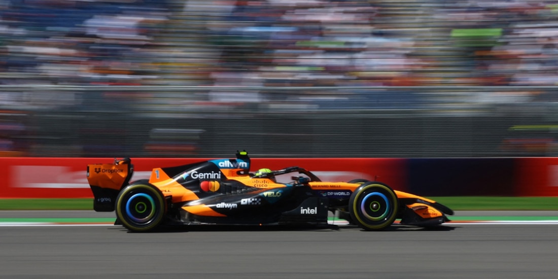 Lando Norris durante las Prácticas Libres.