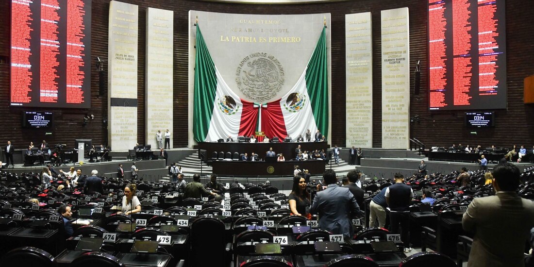 Una fotografía ilustrativa del pleno de la Cámara de Diputados.