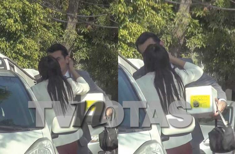 Captan a Jorge Salinas besándose con otra mujer que no es su esposa