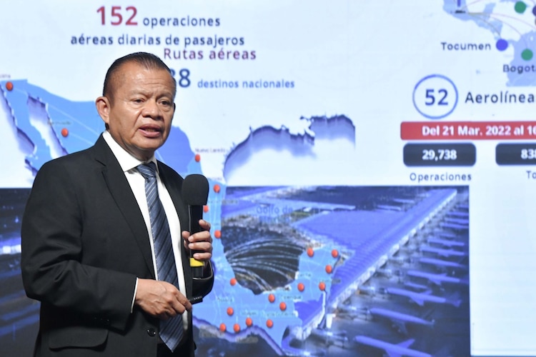 Isidoro Pastor Román, director del Aeropuerto Internacional Felipe Ángeles (AIFA)