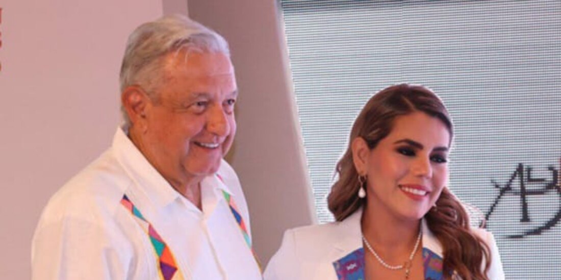 El Presidente de México y la Gobernadora de Guerrero.