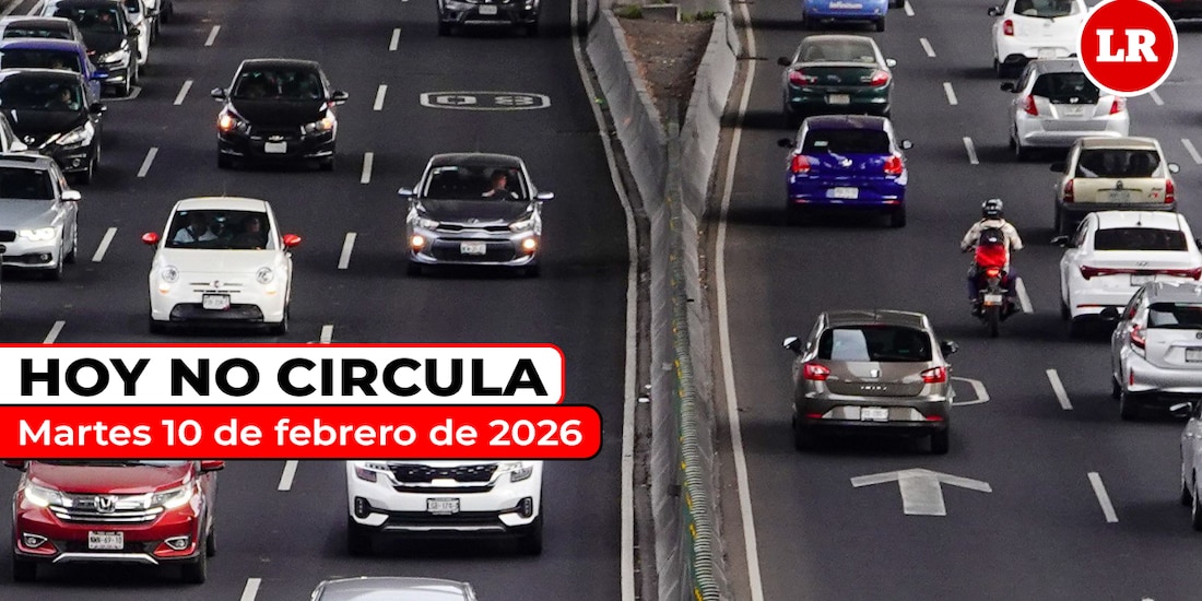 Revisa cómo aplica el Hoy No Circula este martes 10 de febrero de 2026 en la ZMVM.