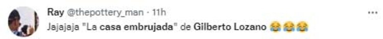 Un mensaje en Twitter tras la caída al suelo de Gilberto Lozano
