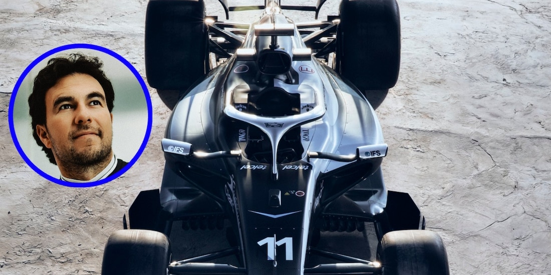 La expectativa del público en Times Square fue mucha para conocer el nuevo Cadillac de Checo Pérez.