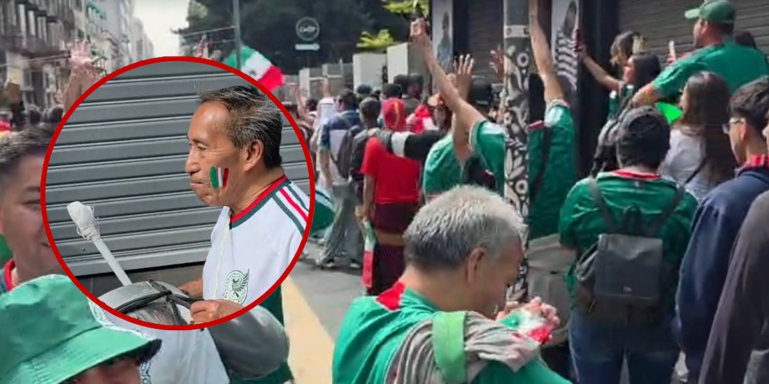 El ingreso para el Fan Fest en el Zócalo capitalino provoca largas filas