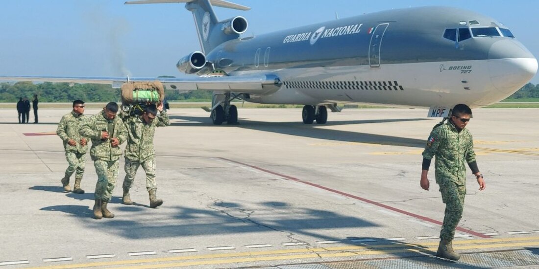 Arribaron al estado de Tabasco 600 militares