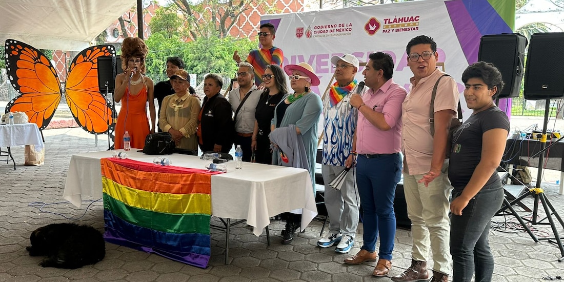 Tláhuac realiza conversatorio sobre diversidad sexual, el 17 de mayo de 2026.
