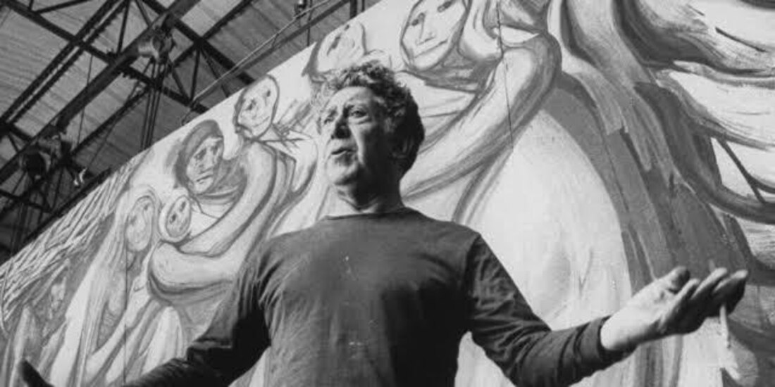 El muralista, en imagen de archivo.