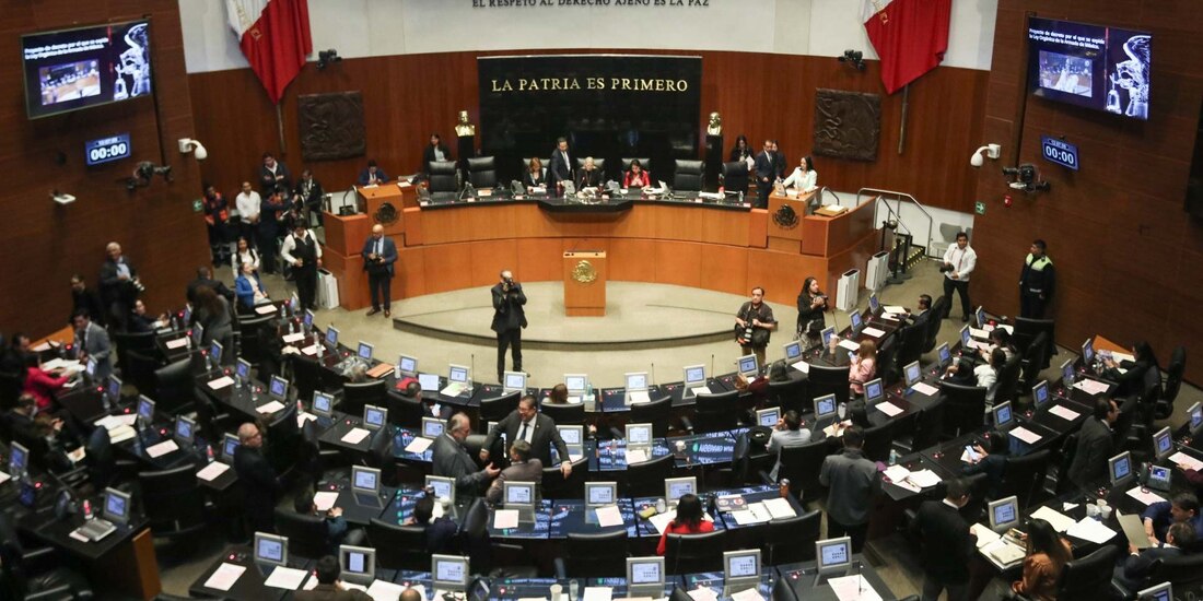 Senado de la República, en una fotografía ilustrativa.