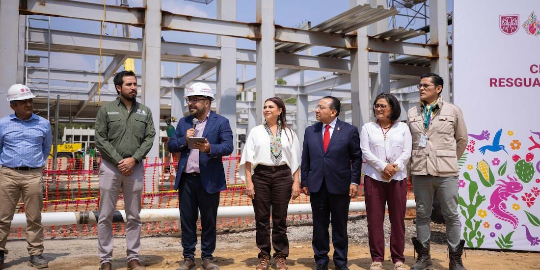La inspección del avance de obra e infraestructura especializada fue realizada por la jefa de Gobierno Clara Brugada Molina.