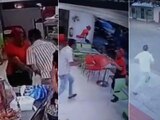 Sujeto intenta asesinar a su expareja en Colombia; testigos intervienen y lo golpean