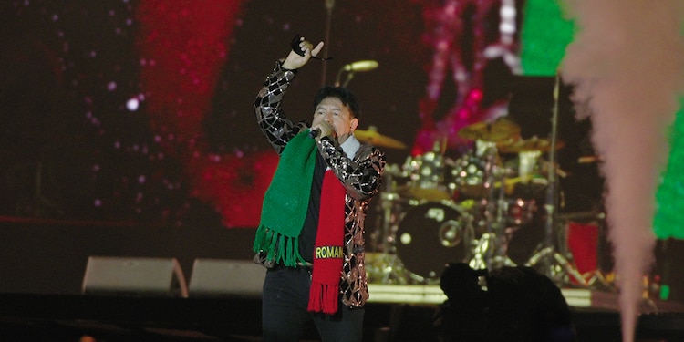 MI BANDA EL MEXICANO puso a bailar a
los asistentes