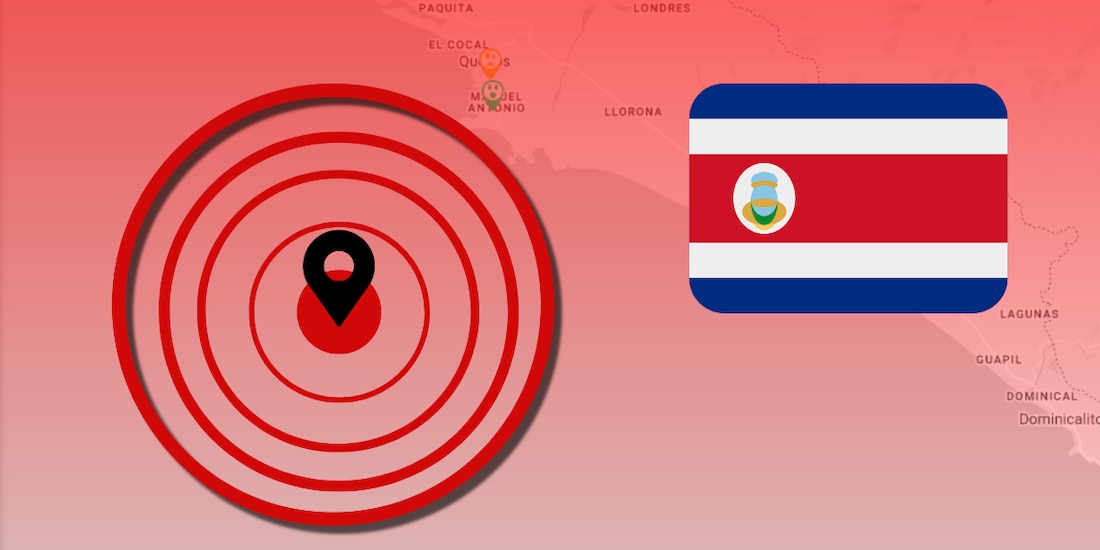 Sismo en Costa Rica
