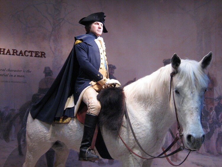 George Washington, primer presidente de Estados Unidos.
