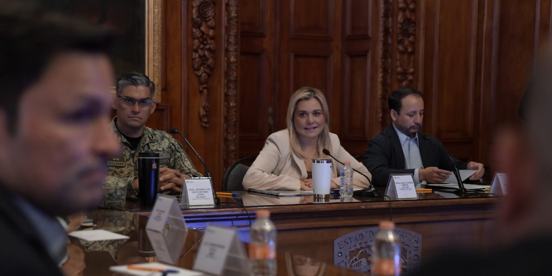 La Gobernadora del Estado, Maru Campos, encabezó la sesión de trabajo con el consejo directivo del sector extractivo.
