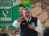Juan Antonio Magaña de la Mora, candidato del Partido Verde Ecologista a la gubernatura de Michoacán.