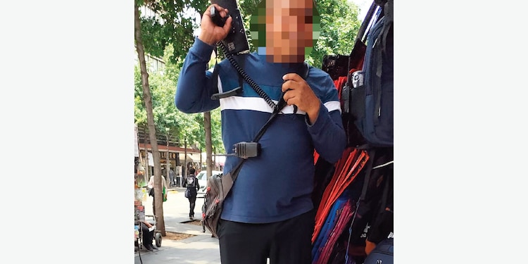 EN LA ZONA hay monitores de vigilancia
que reportan por radio eventualidades
