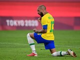 Dani Alves en los Juegos Olímpicos de Tokio 2020.