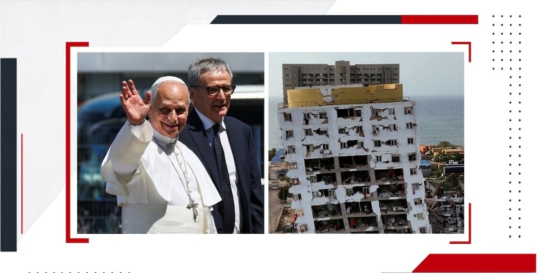 El papa León XIV expresó su cercanía con las familias afectadas por los terremotos que dejaron víctimas, heridos y daños materiales en Venezuela.