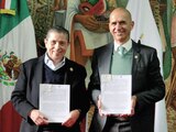 Coyoacán firma convenio con C5 para optimizar respuesta ante emergencias.