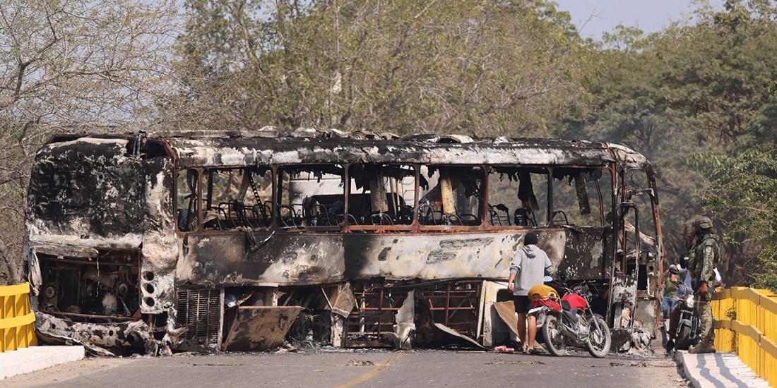El domingo 22 de febrero se registraron acciones violentas tras la captura y muerte de Nemesio Oseguera, líder del CJNG
