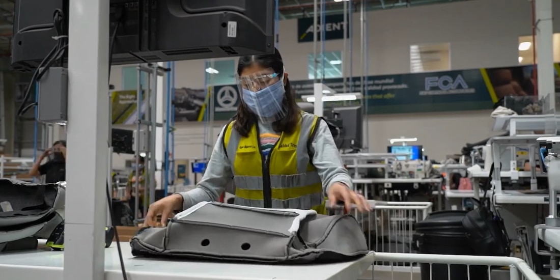 Alfredo del Mazo expuso en su Cuarto Informe que Adient amplió sus instalaciones para unirse a la producción de autos eléctricos Ford.