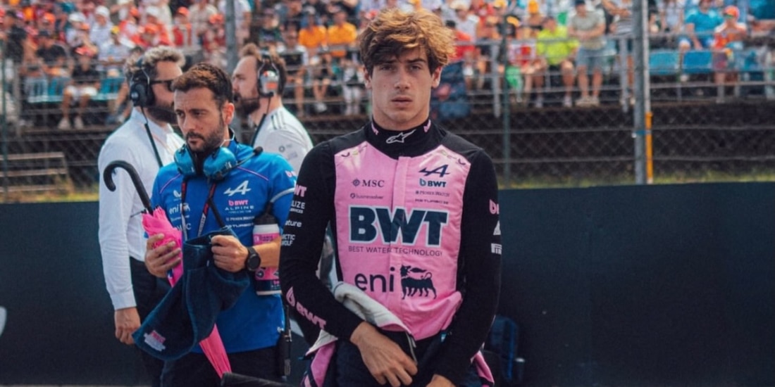Franco Colapinto, piloto argentino, en una carrera de F1