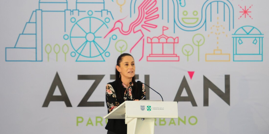 Claudia Sheinbaum, Jefa de Gobierno de la Ciudad de México (foto, archivo) anunció fecha de apertura de Parque Aztlán.