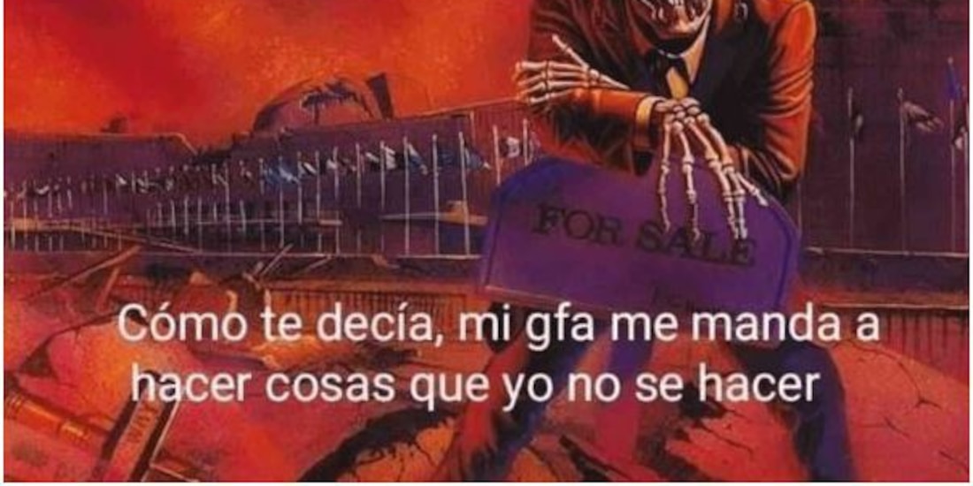 Memes de la calaca que dice "Como te decía"