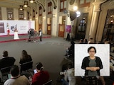 Iván Escalante, este lunes en Palacio Nacional.