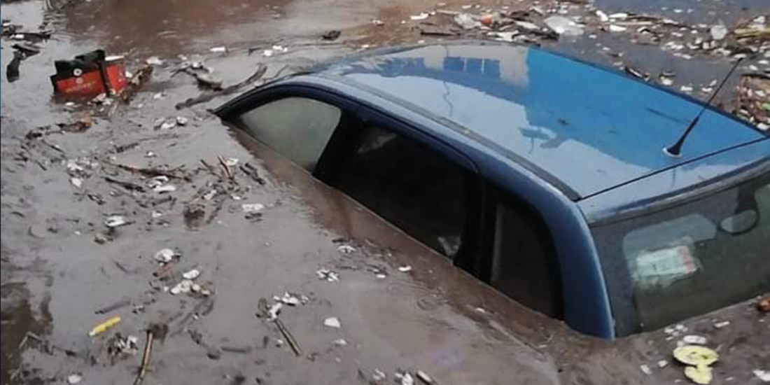 Vehículos y casas resultaron con severos daños, ayer